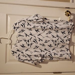 Short sleeve work top